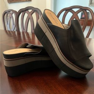 Naked Feet Black slide on Sandal Size 9
